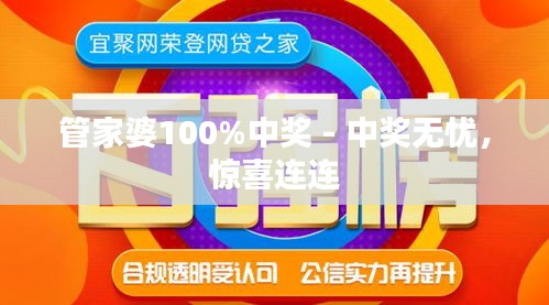 管家婆100%中奖,揭秘管家婆彩票中奖秘籍，百分百中奖的奇迹